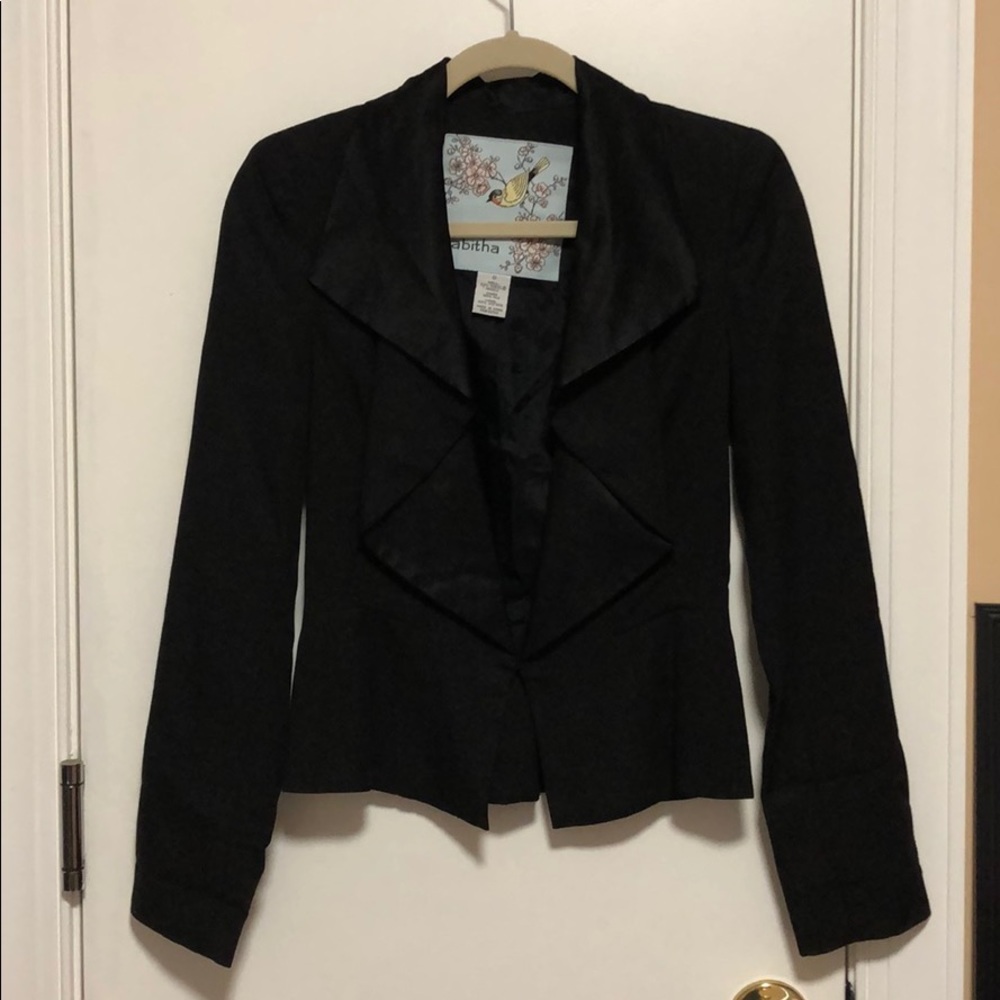 Anthropologie Tabitha black blazer size 0